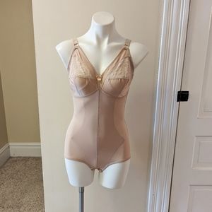 Diana Secret pinkish tan shapewear body suit size 36 B